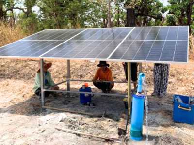 VEICHI 1.1kW Solar Well Water Pump System in Thail