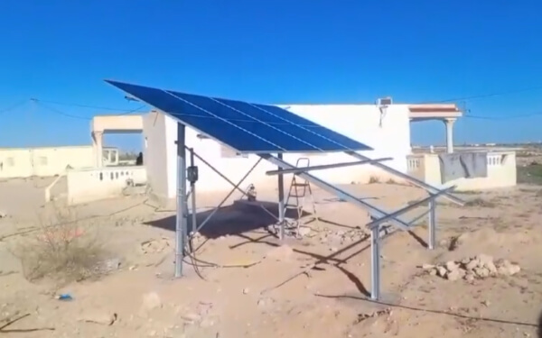 1.5kW Solar Well Water Pump System in Tunisia